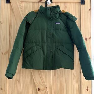 Patagonia Downdrift Forest Green Puffer Jacket